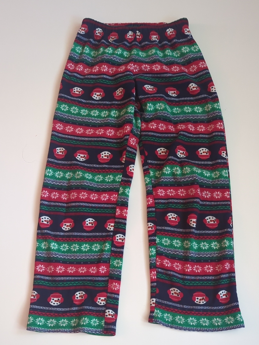 Kids Holiday Pajama Pants - Red, Green & Black